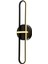 AP-60264-2BSY Siyah Boyalı Aplik LED Metal Silikon 15x13cm 1