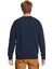 Brushed Back Erkek Lacivert Yuvarlak Yaka Sweatshirt 2