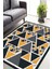 Cappio Gold Modern Motifli Siyah Oval Halı 1