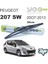 Peugeot 207 Sw Arka Silecek 2007-2013 1