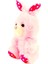 Sevimli Pembe Tavşan Peluş Oyuncak 20 cm 2
