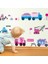Kt Decoration Pembe Mavi Araçlar Bebek ve Çocuk Odası Duvar Dekorasyonu Duvar Sticker 2