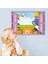 Kt Decoration Pencereden Bakan Sevimli Hayvanlar Çocuk ve Bebek Odası Pvc Duvar Sticker 3