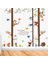 Kt Decoration Maymunlar Kuşlar Ağaçlar Bebek ve Çocuk Odası Pvc Duvar Sticker 1