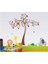 Kt Decoration Ağaç ve Sevimli Hayvanlar Çocuk ve Bebek Odası Dekoru Kendinden Yapışkanlı Pvc Duvar Sticker 2