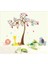 Kt Decoration Ağaç ve Sevimli Hayvanlar Çocuk ve Bebek Odası Dekoru Kendinden Yapışkanlı Pvc Duvar Sticker 3