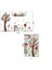 Kt Decoration Renkli Ağaç ve Baykuşlar Bebek ve Çocuk Odası Pvc Duvar Sticker 5