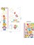 Kt Decoration Neşeli Hayvanlar Çocuk ve Bebek Odası Büyüme Ölçer Pvc Duvar Sticker 4