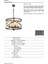 AV-1590-4E Eskitme Kaplama Modern Avize E27 Metal Cam 47cm 6