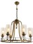 AV-1597-6E Eskitme Kaplama Modern Avize E27 Metal Cam 62cm 5