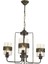 AV-4196-3E Eskitme Kaplama Modern Avize E27 Metal Cam 56cm 5