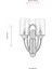 AP-1660-2E Eskitme Kaplama Aplik E27 Metal Cam 24x18cm 6
