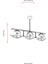 AV-4117-3EY Eskitme Kaplama Modern Avize E27 Metal Cam 75x25cm 5