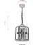 AV-60029-1BSY Siyah Boyalı Modern Avize E27 Metal Kristal 20cm 5
