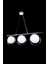 AV-65005-3KY Krom Kaplama Modern Avize E27 Metal Cam 84x23cm 4