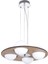 AV-65013-4KK Kahverengi Boyalı Modern Avize E14 Ahşap 45cm 4