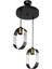 AV-65185-2T-BSY Siyah Boyalı Modern Avize E27 Metal Cam 25cm 3