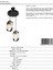AV-65185-2T-BSY Siyah Boyalı Modern Avize E27 Metal Cam 25cm 5