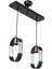 AV-65185-2Y-BSY Siyah Boyalı Modern Avize E27 Metal Cam 30x12cm 3
