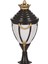 BSU-68001-SOP Sarı/Siyah Boyalı Dış Mekan Aydınlatma E27 Aluminyum Polikarbon Cam 45cm 2