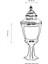 BSU-68011-BSY-KOP Kahverengi/Siyah Boyalı Dış Mekan Aydınlatma E27 Aluminyum Polikarbon Cam 26cm 3