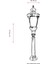 BSU-68026-BSY-BOP Kahverengi/Siyah Boyalı Dış Mekan Aydınlatma E27 Aluminyum Polikarbon Cam 30cm 3
