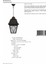 BFE-68038-BSY-OP Siyah Boyalı Dış Mekan Aydınlatma E27 Aluminyum Cam 23cm 4
