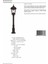 BSU-68044-BSY-M2-OP Siyah Boyalı Dış Mekan Aydınlatma E27 Aluminyum Cam 23cm 4