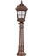 BSU-68045-BKR-OP Kahverengi Boyalı Dış Mekan Aydınlatma E27 Aluminyum Cam 23cm 2