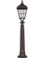 BSU-68046-BSY-M2-OP Siyah Boyalı Dış Mekan Aydınlatma E27 Aluminyum Cam 23cm 2