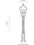 BSU-68046-BSY-M3-OP Siyah Boyalı Dış Mekan Aydınlatma E27 Aluminyum Cam 23cm 3