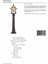 BSU-68049-BSA-BOP Sarı/Siyah Boyalı Dış Mekan Aydınlatma E27 Aluminyum Polikarbon Cam 30cm 4