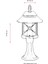 BSU-68049-BSA-KOP Sarı/Siyah Boyalı Dış Mekan Aydınlatma E27 Aluminyum Polikarbon Cam 30cm 3
