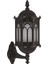 BAP-68051-BSY-M1-OP Siyah Boyalı Dış Mekan Aydınlatma E27 Aluminyum Polikarbon Cam 25x20cm 2