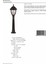 BSU-68053-BSY-B Siyah Boyalı Dış Mekan Aydınlatma E27 Aluminyum Döküm Dip Polikarbon Cam 25cm 4