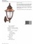 BAP-68055-BKR Kahverengi Boyalı Dış Mekan Aydınlatma E27 Aluminyum Polikarbon Cam 30x25cm 4