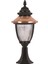 BSU-68055-BSY-K Kahverengi/Siyah Boyalı Dış Mekan Aydınlatma E27 Aluminyum Polikarbon Cam 25cm 2