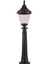 BSU-68056-BSY Siyah Boyalı Dış Mekan Aydınlatma E27 Aluminyum Polikarbon Cam 26cm 2