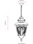 BFE-68057-BSY Kahverengi/Siyah Boyalı Dış Mekan Aydınlatma E27 Aluminyum Polikarbon Cam 25cm 3