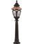 BSU-68057-BSY-B Kahverengi/Siyah Boyalı Dış Mekan Aydınlatma E27 Aluminyum Polikarbon Cam 25cm 2
