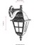 BAP-68062-BKR-OP Kahverengi Boyalı Dış Mekan Aydınlatma E27 Aluminyum Polikarbon Cam 25x18cm 3