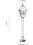BSU-68062-BSY-M1-OP Siyah Boyalı Dış Mekan Aydınlatma E27 Aluminyum Polikarbon Cam 18cm 3