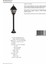 BSU-68062-BSY-M1-OP Siyah Boyalı Dış Mekan Aydınlatma E27 Aluminyum Polikarbon Cam 18cm 4