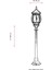 BSU-68063-BSY-M2-B Siyah Boyalı Dış Mekan Aydınlatma E27 Aluminyum Döküm Dip Polikarbon Cam 20cm 3