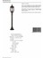 BSU-68063-BSY-M2-B Siyah Boyalı Dış Mekan Aydınlatma E27 Aluminyum Döküm Dip Polikarbon Cam 20cm 4