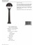 BSU-68064-BSY-M1-BOP Siyah Boyalı Dış Mekan Aydınlatma E27 Aluminyum Polikarbon Cam 30cm 4