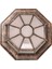 BFE-68065-BKR-M1-OP Kahverengi Boyalı Dış Mekan Aydınlatma E27 Aluminyum Polikarbon Cam 27x13cm 2