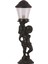 BSU-68073-BSY Siyah Boyalı Dış Mekan Aydınlatma E27 Aluminyum Akrilik Cam 20cm 2