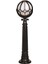 BSU-68079-BSY-M1-BOP Siyah Boyalı Dış Mekan Aydınlatma E27 Aluminyum Polietilen Cam 30cm 2