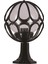 BSU-68081-BSY-M1-KOP Siyah Boyalı Dış Mekan Aydınlatma E27 Aluminyum Akrilik Cam 25cm 2